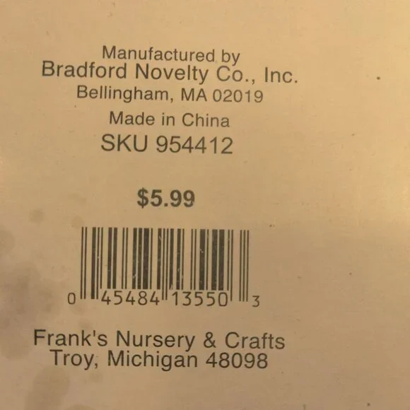 Bradford Christmas Ornament Silver Glass North Pole Traditions Franks Nursery - Picture 9 of 10